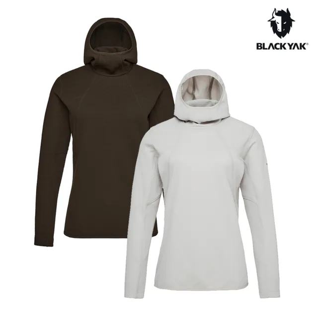 【BLACKYAK】女 WFFLE連帽長袖上衣(二色)戶外 運動 透氣 吸濕排汗 華夫格 連帽設計｜FB1WC704