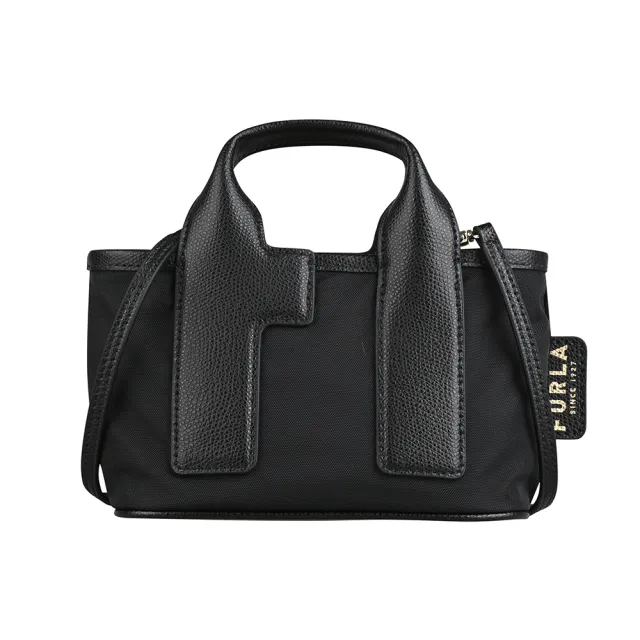 【FURLA 芙拉】FURLA Opportunity 托特包斜背包(迷你/黑)