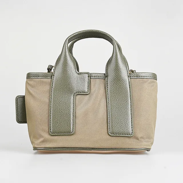 【FURLA 芙拉】FURLA Opportunity 托特包斜背包(迷你/卡其綠)