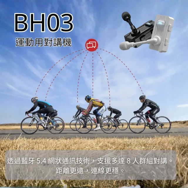 J-TREK BikTok BH-03 自行車對講耳機（單包）專為運動對講而生 僅30克輕量化的極致需求
