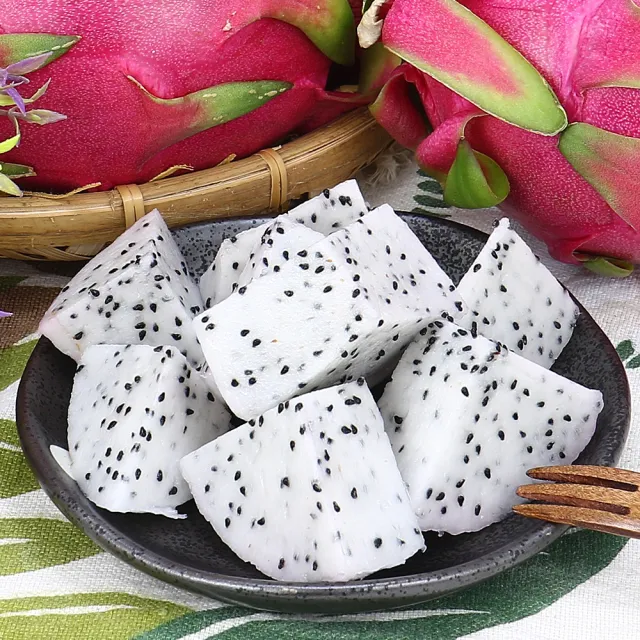 【愛蜜果】台灣白肉火龍果約10斤x1箱(7-9入/原裝箱)