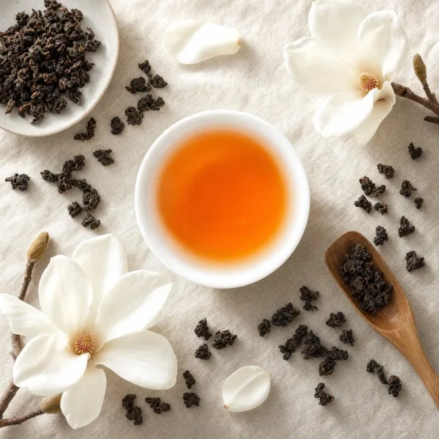 【茶好玩】暮蘭紅烏龍－玉蘭花、台灣茶底、冷泡熱沖皆適合