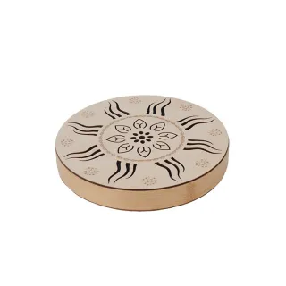 【Quality 聚家】溪水鼓 民族打擊樂器 擬聲音樂 便攜式手鼓樂器 舒緩水聲 演奏伴奏鼓 原木空靈鼓