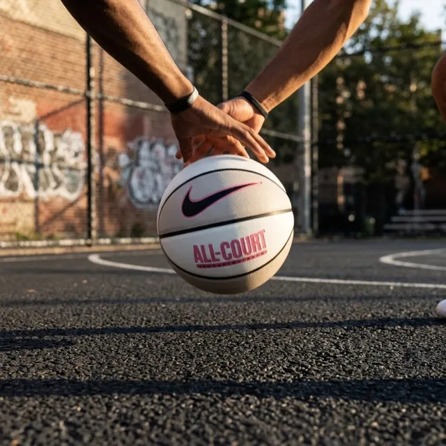 【NIKE 耐吉】EVERYDAY ALL COURT7號籃球粉白灰耐磨材質比賽用室內室外戶外標準七號成人尺寸N100436913607