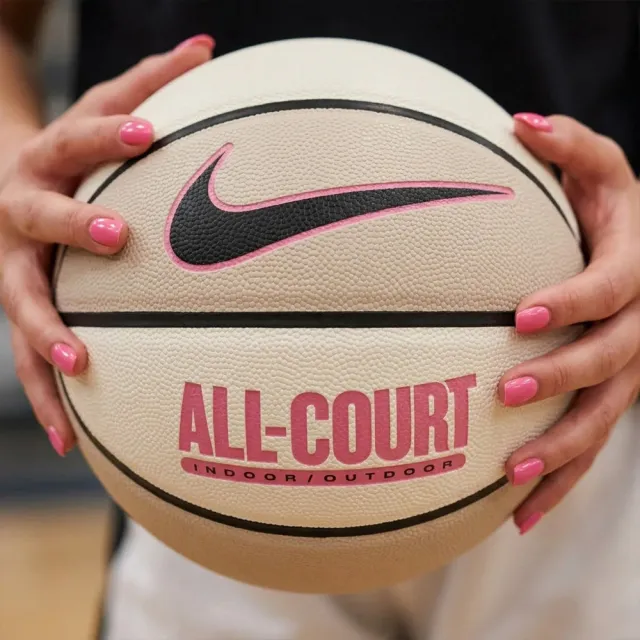 【NIKE 耐吉】EVERYDAY ALL COURT7號籃球粉白灰耐磨材質比賽用室內室外戶外標準七號成人尺寸N100436913607