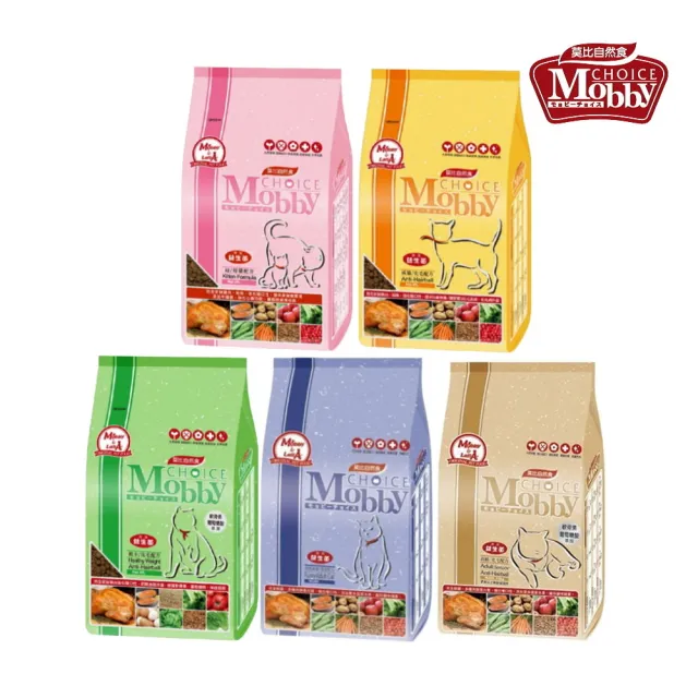 【Mobby 莫比】自然食-專業配方貓糧 6.5-7.5kg（幼母貓/成貓化毛/低卡/挑嘴/高齡貓）(貓飼料、貓主食)