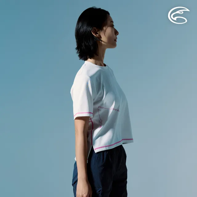 【ADISI】女高效降溫速乾寬版短袖T AL2611103 晨白 M-2XL｜涼感 UPF50+ 抗UV 吸濕排汗 快乾 彈性 排汗衣