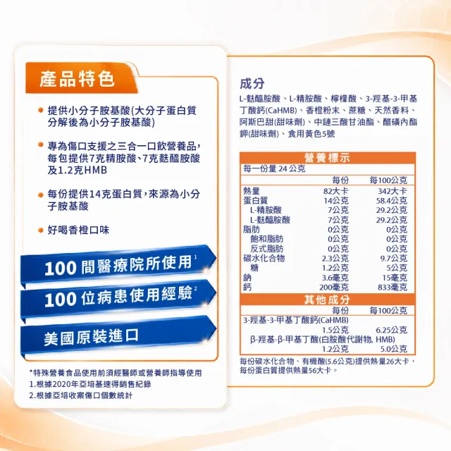 【亞培】基速得-傷口營養支援24g x14入/盒(不只提供麩醯胺酸、癌友糖友適用、傷口營養補給)