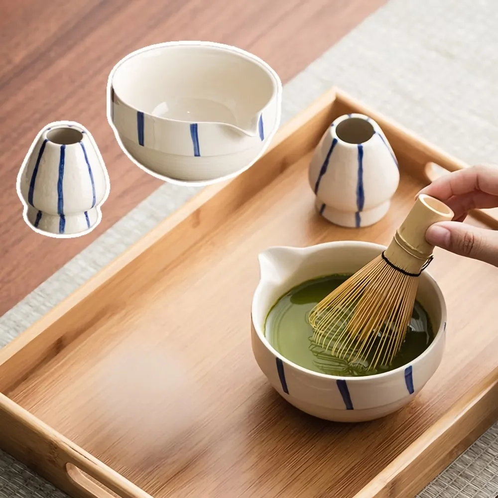 銅製 銅壺 招財進宝 茶器 茶道具 茶寵 美術品 煎茶道具 日式線條抹茶碗2件套(茶筅座茶寵茶立陶瓷碗茶具茶刷尖嘴碗茶壺茶道茶杯