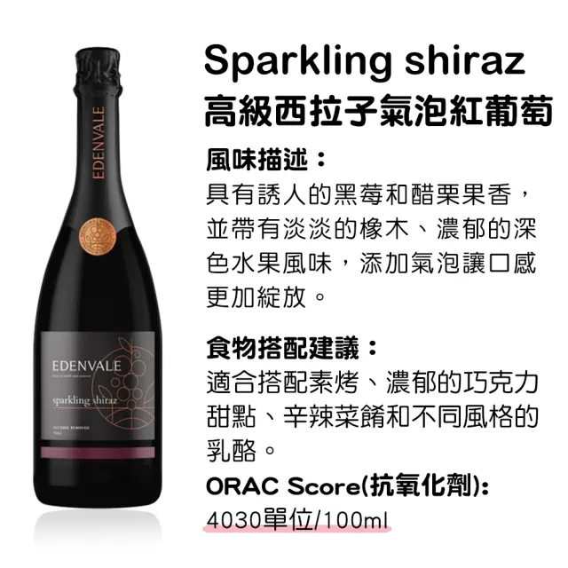 【小旭山脈】EDENVALE 伊威-高級款無酒精葡萄風味飲750ml/瓶(零酒精的養生葡萄飲)