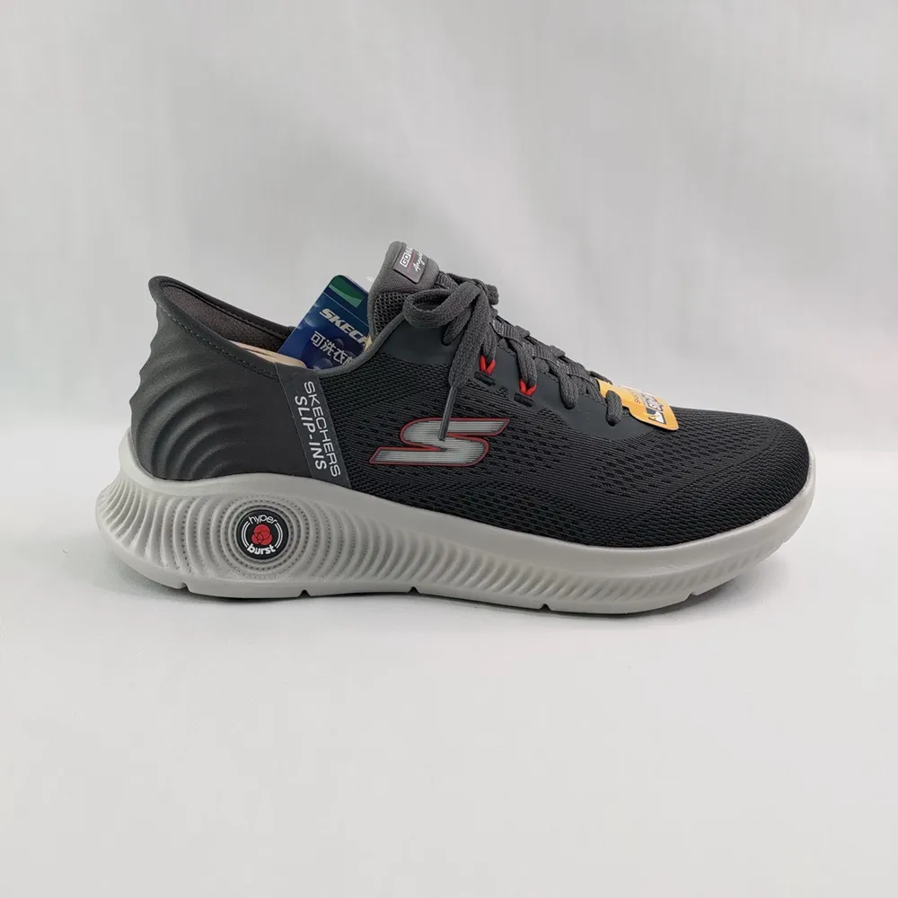 【SKECHERS】GO WALK Anywhere 男健走鞋(216314CCRD 碳黑灰)