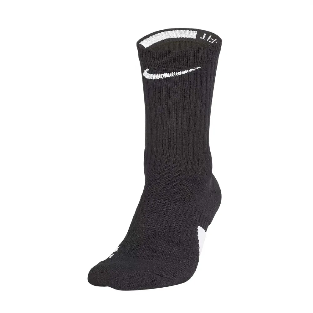 【NIKE 耐吉】襪子 Elite 黑 菁英襪 籃球襪 長襪 中筒襪 單雙入 SX7622-013