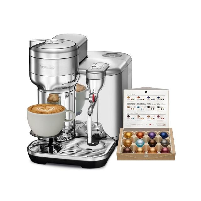 【Nespresso】Vertuo Creatista膠囊咖啡機_不鏽鋼金屬色 奶泡機 全自動咖啡機(瑞士頂級咖啡品牌)