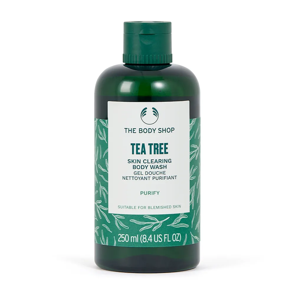 【THE BODY SHOP 美體小舖】茶樹淨膚沐浴膠-250ML(沐浴乳)