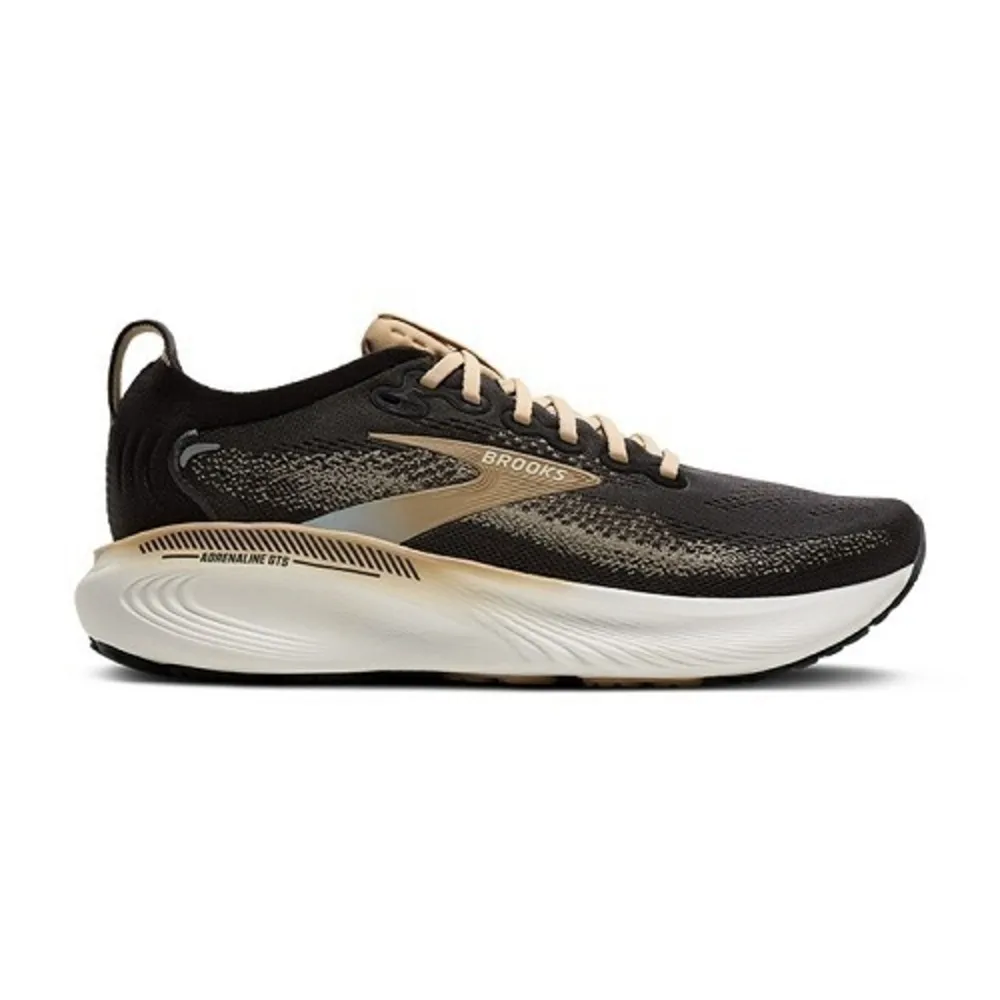 【BROOKS】Adrenaline GTS 25 男 慢跑鞋 跑鞋 路跑 黑 橘(1104541D071)