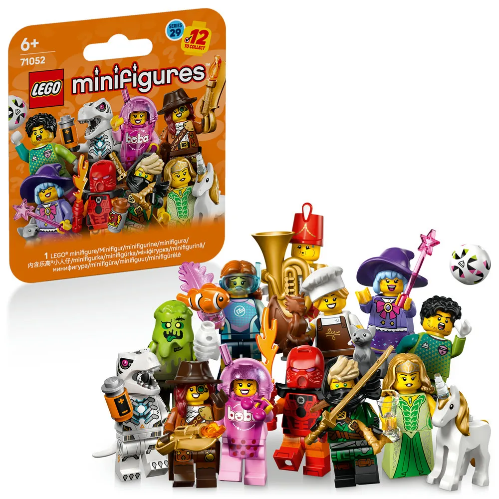 【LEGO 樂高】Minifigures 71052 第 29 代(隨機驚喜盒 角色人偶 禮物 玩具)