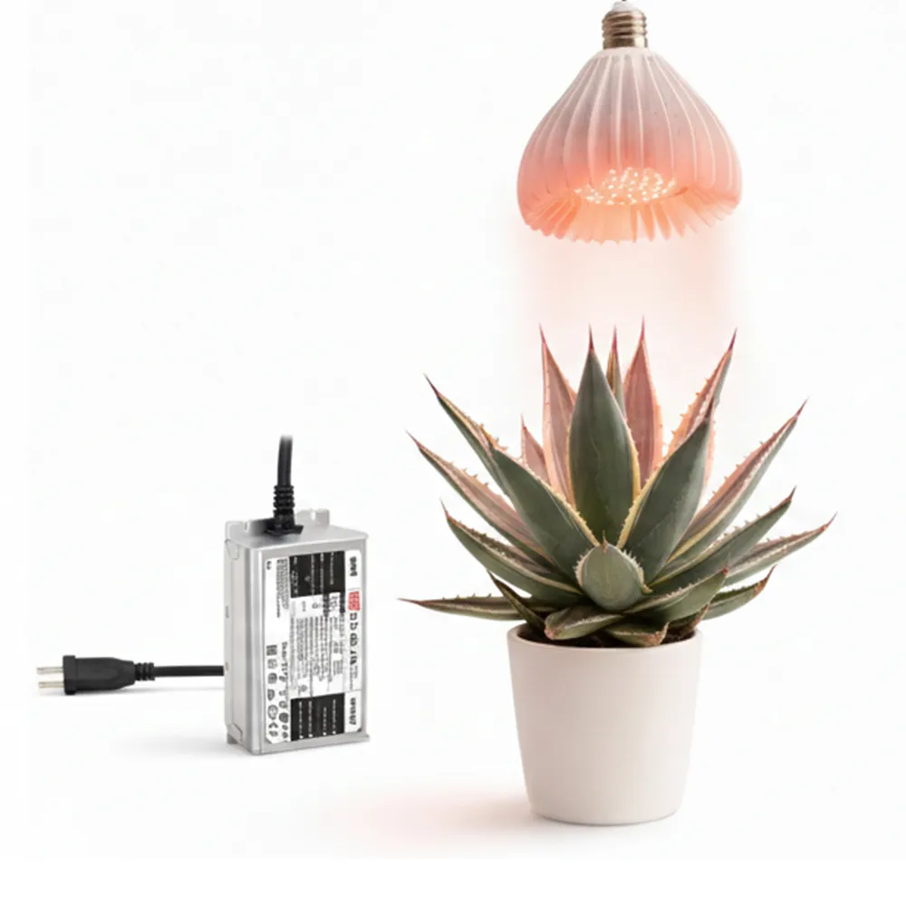 【JIUNPEY 君沛】50W 加強型光譜E27植物燈泡 變壓器外接款(植物生長燈)