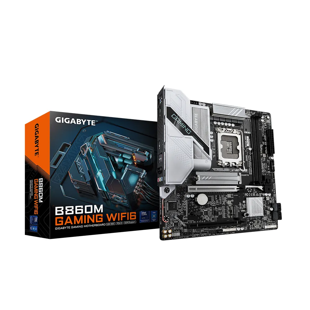 【GIGABYTE 技嘉】B860M GAMING WIFI6 DDR5 主機板+Intel Core Ultra 5 225 10核(M+C 組合包)