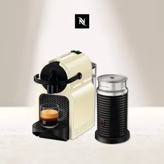 【Nespresso】膠囊咖啡機 Inissia 奶泡機組合_多色任選 奶茶色 送禮 入厝 全自動咖啡機(瑞士頂級咖啡品牌)