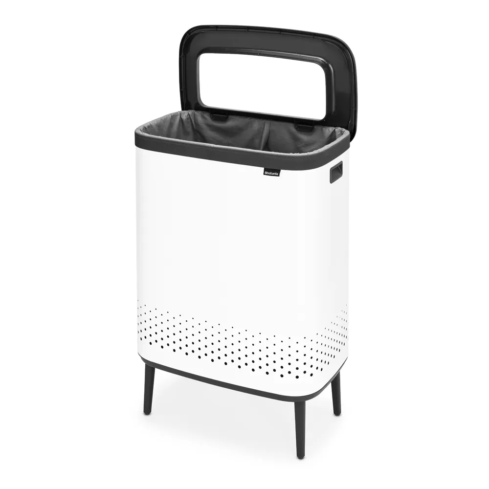【Brabantia】BO Laundry Bin Hi洗衣桶45L 2分隔(全新款式 純淨白/尊爵黑)