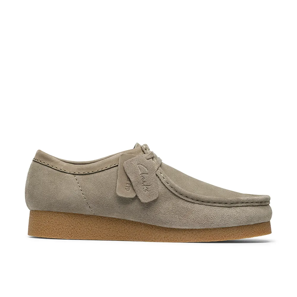 【Clarks】男鞋 Wallabee EVO 原創工藝兩眼孔袋鼠鞋 休閒鞋(CLM83447C)