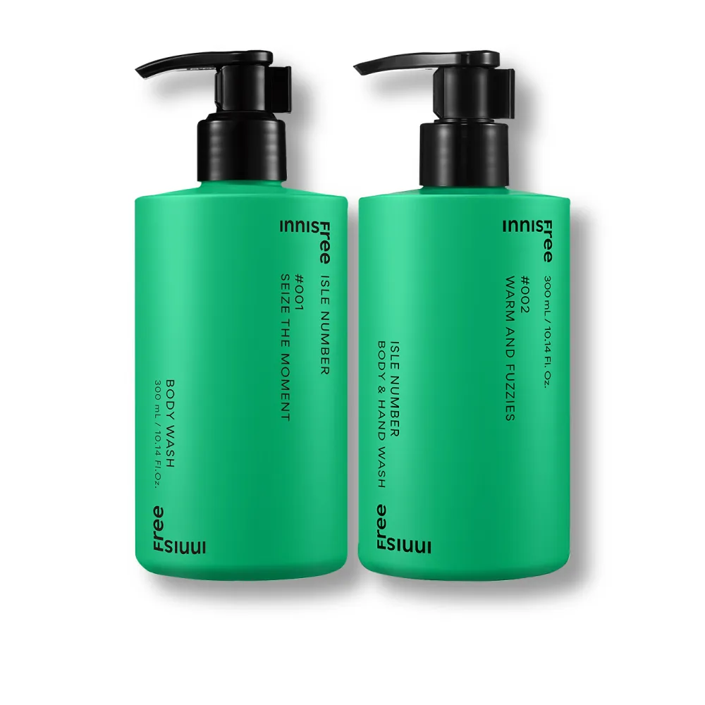 【innisfree】ISLE NUMBER身體沐浴乳300ml(任選1款)   ★618限定★