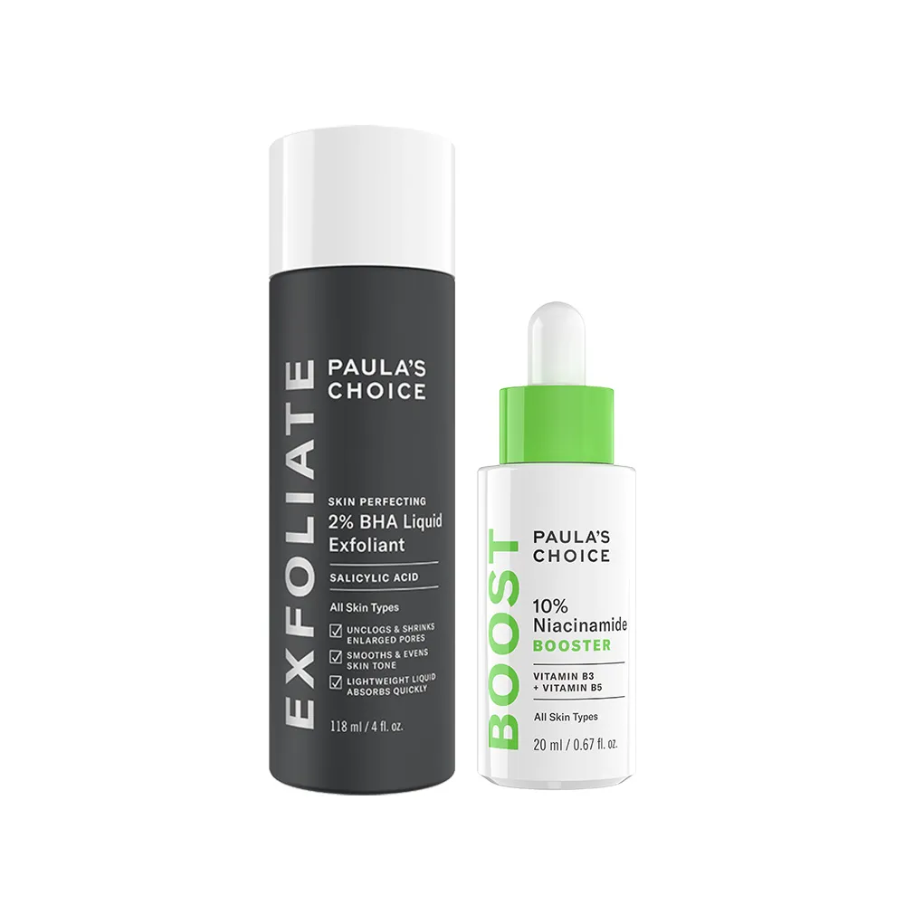 【Paulas Choice 寶拉珍選】2％水楊酸精華液＋10％B3毛孔調理美白精萃