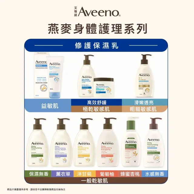 【Aveeno 艾惟諾】燕麥高效舒緩護手霜100gx3
