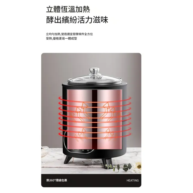 凱琦家居 優格機 商用8L大容量不鏽鋼酸奶機 110V全自動恆溫水果撈發酵機