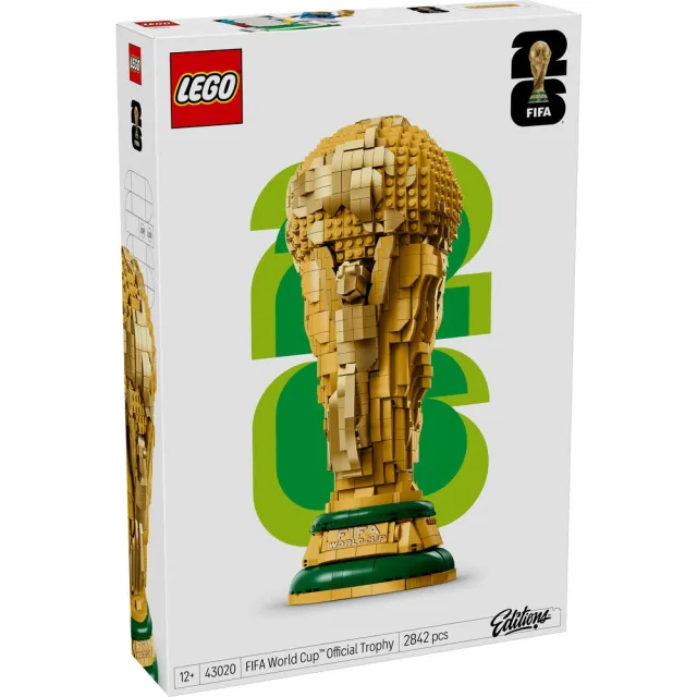 【LEGO 樂高】Editions 43020 FIFA世界盃官方獎盃(世足 2026世界盃 大力神盃 禮物 居家擺設)