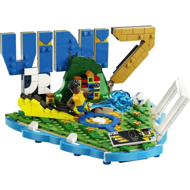 【LEGO 樂高】Editions 43027 Vini Jr.－足壇焦點(維尼修斯 居家擺設 禮物 玩具)