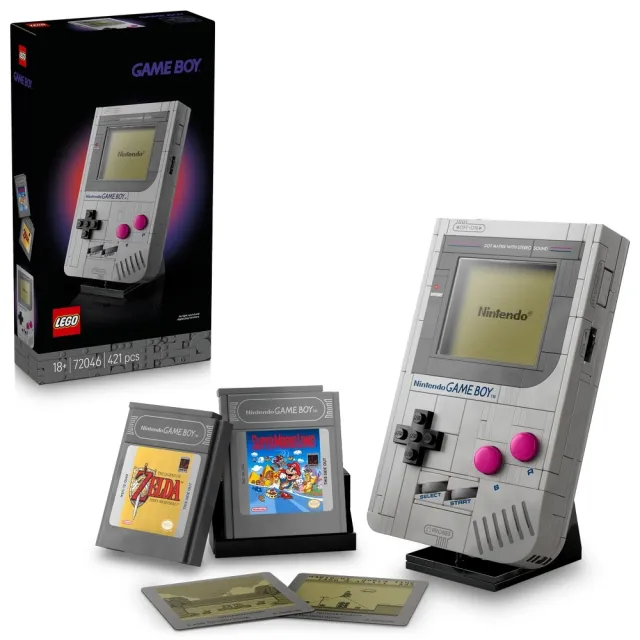 【LEGO 樂高】超級瑪利歐系列 72046 Game Boy(復古遊戲機 任天堂 玩具 積木 禮物)