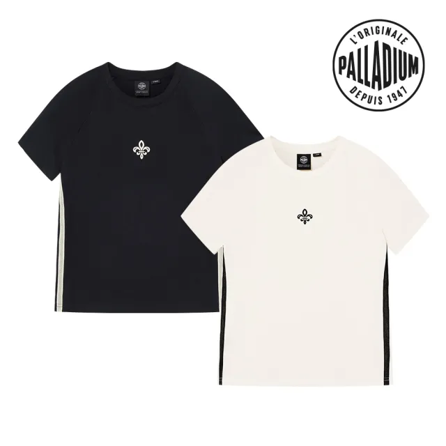 【Palladium】刺繡鳶尾花LOGO短袖T恤-女裝-兩色任選