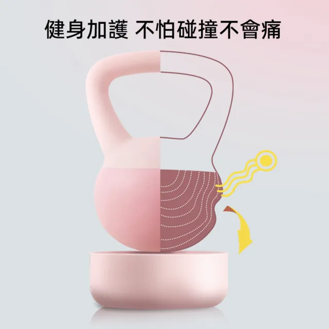 【happiness 幸福來】8公斤壺鈴-軟壺鈴（彩色軟壺鈴 核心訓練 健身壺鈴 甩鈴 臀腿訓練 重量訓練）