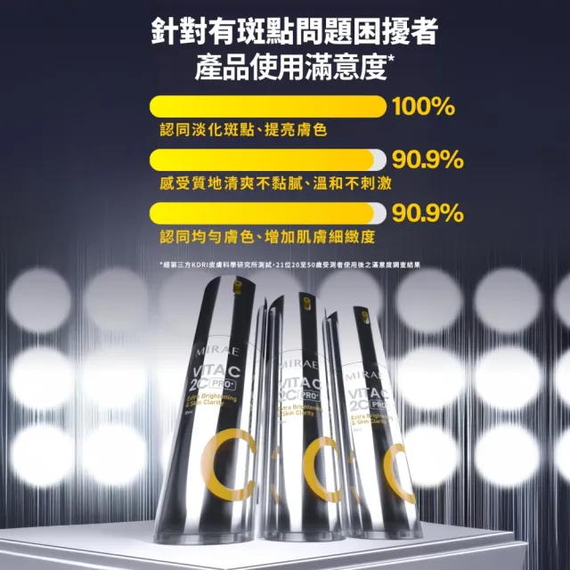 【MIRAE 未來美】買1送1★PRO+超級2C 維他命C美白淡斑精華30ml(共2入)