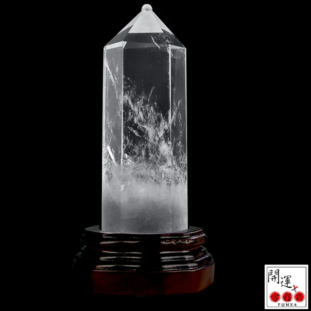 【開運方程式】天然巴西頂級白水晶柱W79一物一拍(白水晶柱的能量較尖銳集中快速)