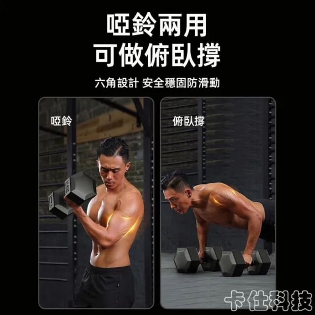【happiness 幸福來】兩只裝2.5KG六角居家健身環保防滑啞鈴 塑身啞鈴 重訓健身 健身啞鈴 六角包膠啞鈴