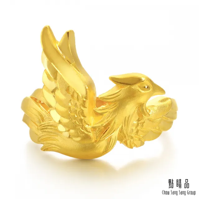 【點睛品】龍鳳呈祥 黃金戒指-鳳_計價黃金(婚嫁系列)