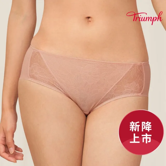 【Triumph 黛安芬】風格自在系列 無痕中腰平口內褲 M-EEL(粉膚色)