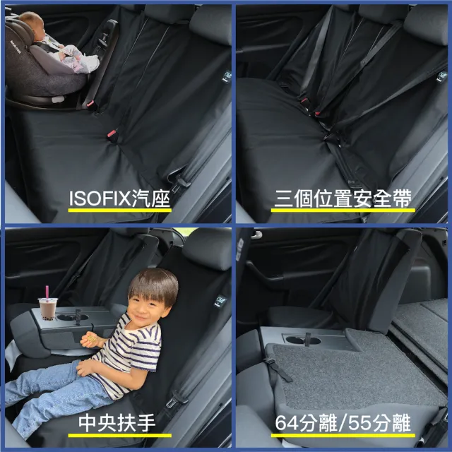 【Authentics】Chill 防水機能車椅套(3D分離全車組—台灣品牌汽車椅套 吸汗、防水、抗菌除臭、專利收納)