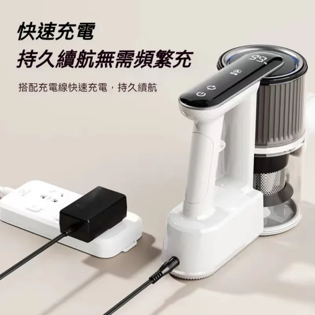 YIZ藝匠 無線吸塵器 家用拖地機 掃拖一體機 折疊款（LED智能屏顯 滾刷獨立電機 15000Pa 輕量化）