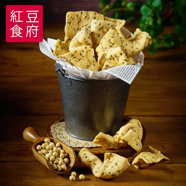 【紅豆食府】紅豆食府-芝麻豆腐脆片 (芝麻香) 10袋/組 共10袋