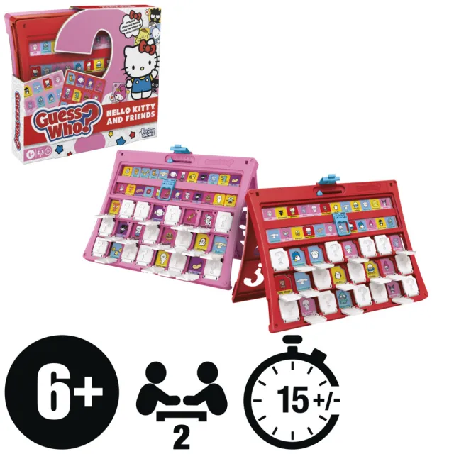 【Hasbro Gaming 孩之寶桌遊】《猜猜誰》桌遊Hello Kitty版