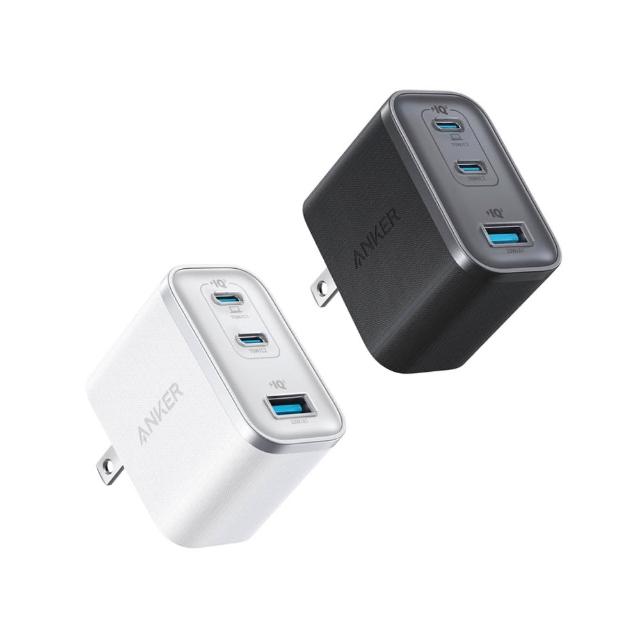 【ANKER】官方授權直營 A121A 70W GaN 3孔快充充電器(黑/白/可充筆電/平板/NS2/iPhone17系列/S26系列)