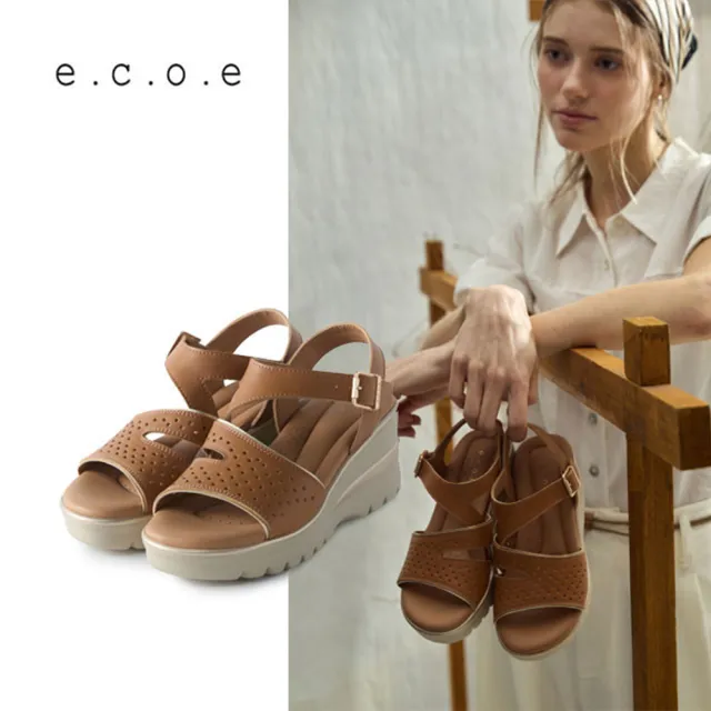 韓國e.c.o.e羊皮美型涼鞋零碼出清