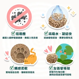 【CAT’S BEST 凱優】強效除臭凝結木屑砂（黑標凝結型）8L/2.9kg(貓砂/木屑砂/環保砂/杉木砂)