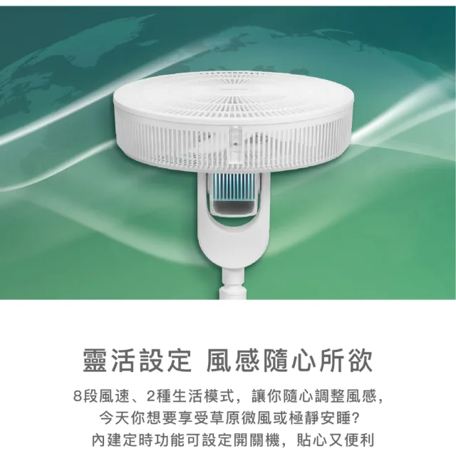 【acerpure】Acerpure COZY F5 極靜音DC循環風扇 玫瑰棕(AF555-20R)
