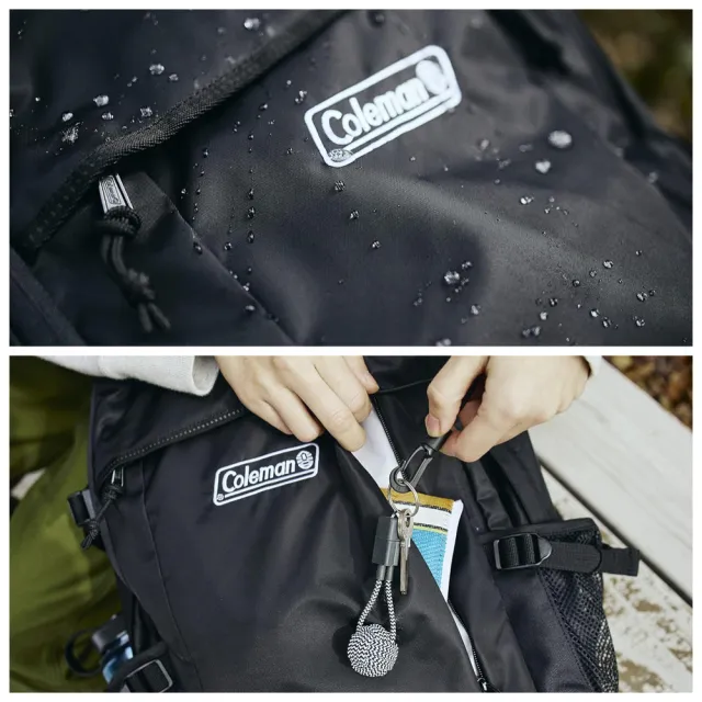 【Coleman】日本版 新版 健行者 Walker 15 小型 黑色 尼龍 防水 女包 男包 背包 書包 旅行 登山 後背包