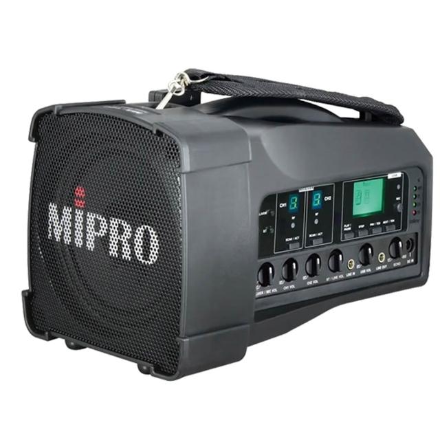 【MIPRO】MA-100D二代UHF雙頻肩掛式藍芽無線喊話器