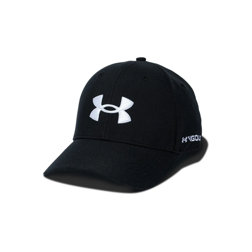 【UNDER ARMOUR】Golf96棒球帽 男 休閒帽 黑(1361547-001)